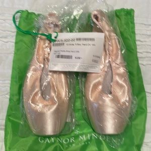 Size 10W Gaynor Minden Ballet Pointe Shoes
